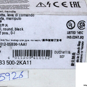 siemens-3SB3-500-2KA11-toggle-switch-(new)-1