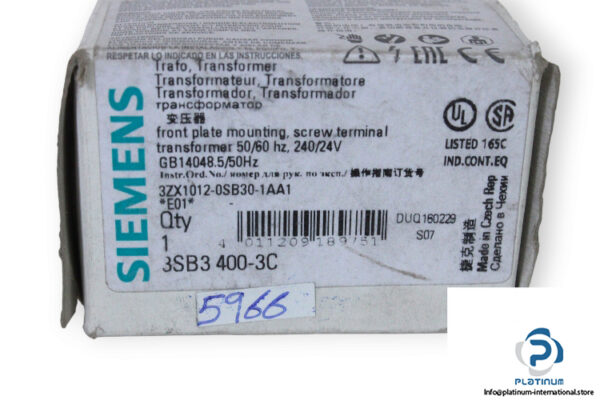siemens-3SB3-400-3C-lamp-holder-(new)-3