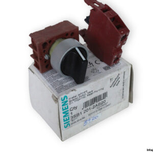 siemens-3SB1-201-2AB20-selector-switch-(new)