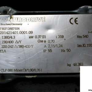 sew-SAF67-R37-DRS71S4-gear-motor-1-used