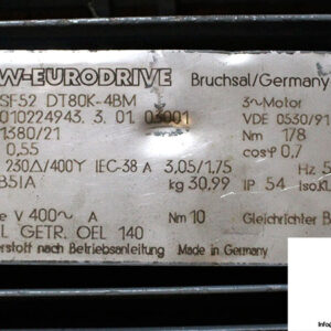 sew-SF52-DT80K-4BM-gear-motor-1-used