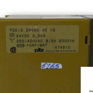 pilz-PZE_5-24VDC-4S-10-safety-relay-(Used)-2