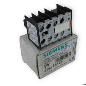 siemens-3TX4-422-2-auxiliar-contact-block-(new)
