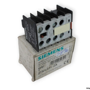 siemens-3TX4-431-2A-auxiliary-contact-block-(new)