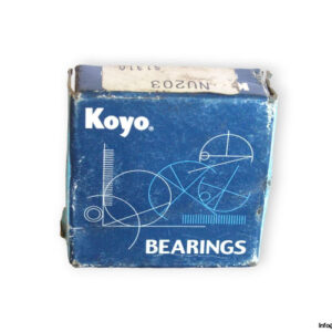 koyo-NU203-cylindrical-roller-bearing-(new)-(carton)