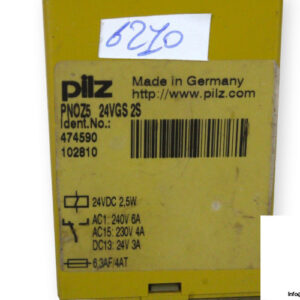 pilz-PNOZ5-24VGS-2S-safety-relay-(used)-2
