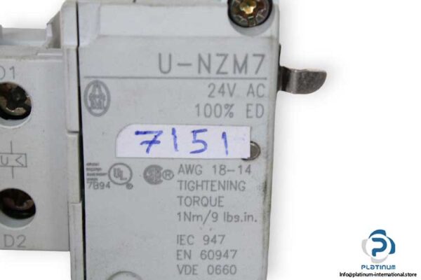 moeller-U-NZM7-24VAC-undervoltage-trip-new-2
