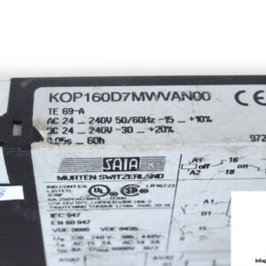 saia-KOP160D7MWVAN00-time-delay-relay-(used)-2