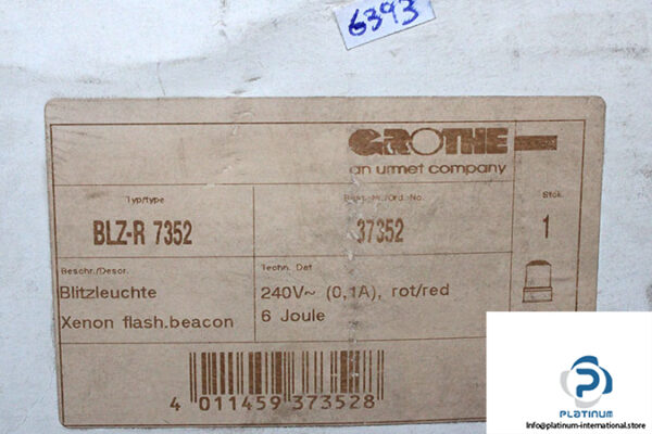 grothe-BLZ-R-7352-flashing-alarm-luminaire-(new)-3
