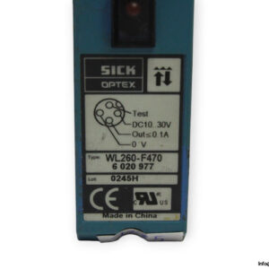 sick-WL260-F470-photoelectric-retro-reflective-sensor-dual-lens-used-3