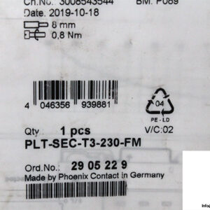 phoenix-contact-PLT-SEC-T3-230-FM-surge-protection-device-(new)-2