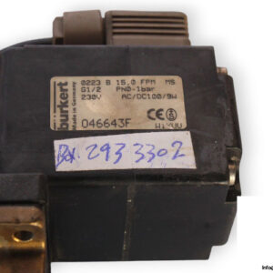 Burkert-0223-B-15.0-FPM-MS-pneumatic-valve-(used)-2