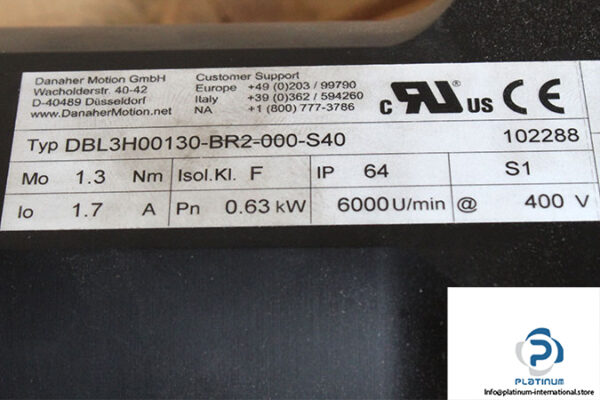 danaher-dbl3h00130-pr2-000-s40servo-motor(new)-2