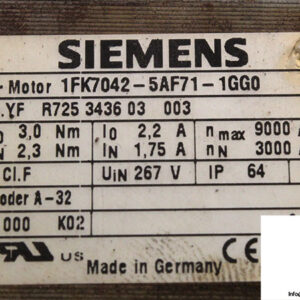 Siemens-1fk7042-5ak71-1GG0-Synchronous-Servo-Motor(used)-2
