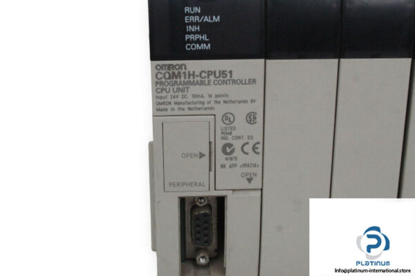 omron-CQM1H-CPU51-programmable-controller-cpu-unit-(used)-2