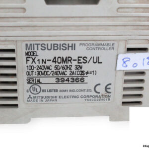 mitsubishi-FX1N-40MR-ES_UL-programmable-controller-(used)-2
