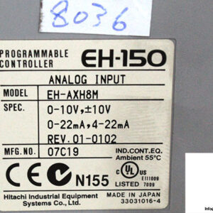 hitachi-EH-AXH8M-analog-input-module-(used)-3