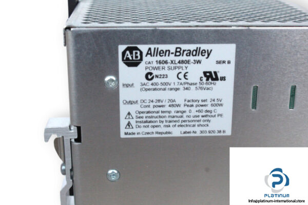 allen-bradley-1606-XL480E-3W-power-supply-(New)-2