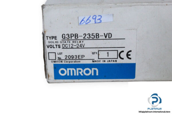 omron-G3PB-235B-VD-solid-state-relay-(new)-2