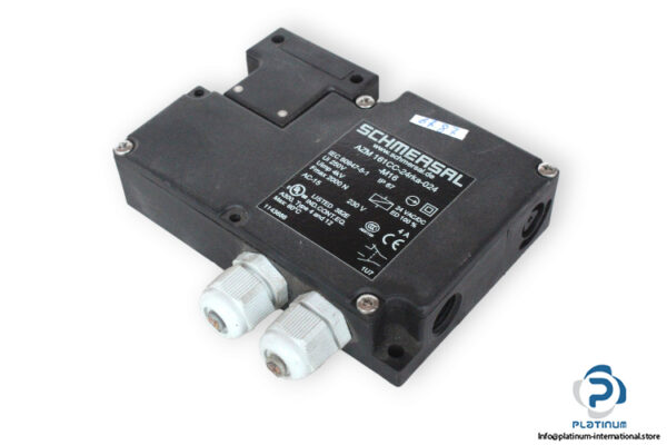 schmersal-AZM-161CC-24RKA-024-M16-solenoid-interlock-(used)