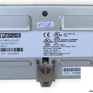 phoenix-contact-FL-SWITCH-SF-8TX-industrial-ethernet-switch-(Used)-2