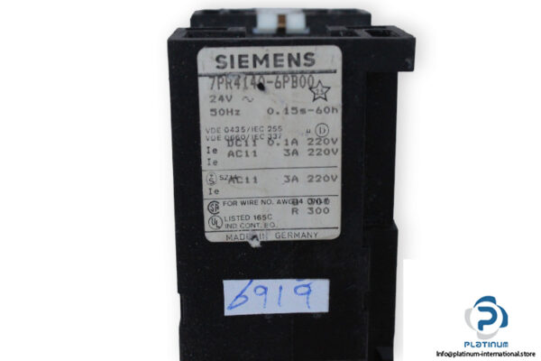 siemens-7PR4140-6PB00-time-relay-(used)-2