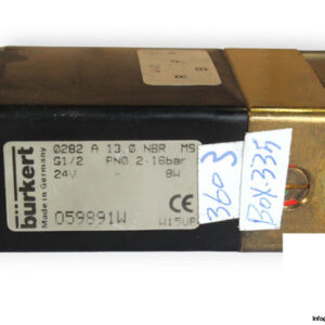 Burkert-0282-A-13.0-NBR-MS-solenoid-valve-(used)-2