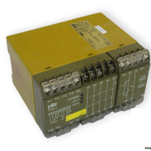 pilz-PNOZ-3-24VDC-5S-1O-1W-emergency-stop-relay-(Used)
