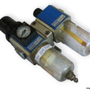 Airtac-GFR200-08-pneumatic-filter-regulator-with-lubricator-(used)