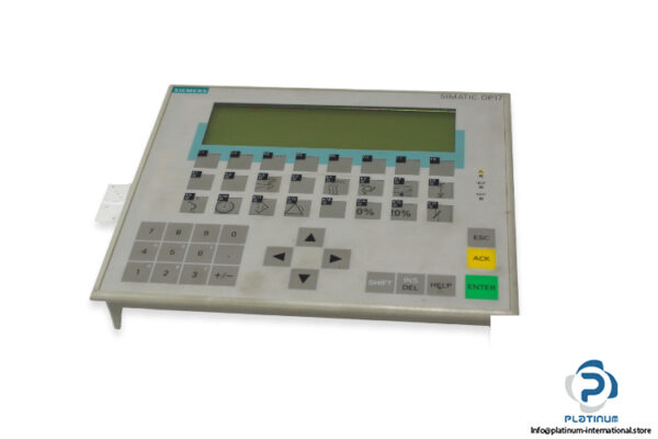 siemens-6AV3 617-1JC30-0AX1-operator-panel-op-17-dp12