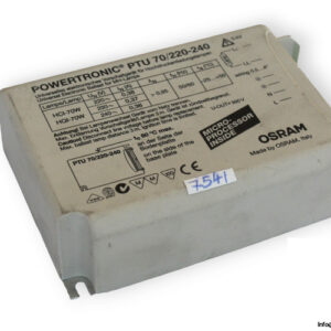 osram-POWERTRONIC-PTU-70_220-240-universal-electronic-ballast-(used)