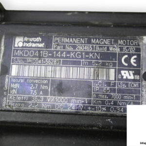 rexroth-indramat-mkd041b-144-kg1-kn-260465-permanent-magnet-servo-motor(used)-2