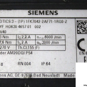 siemens-1fk7042-2af71-1rg0-z-synchronous-servo-motor(used)-2