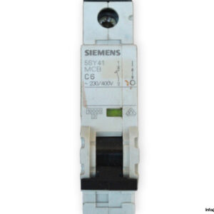 siemens-5SY4106-7-miniature-circuit-breaker-(used)-1
