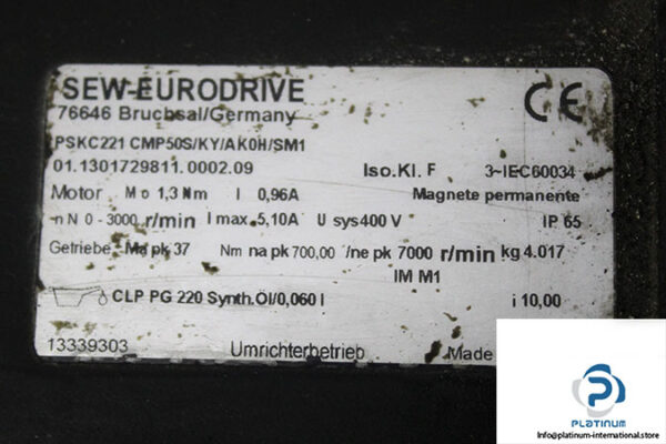 sew-pskc221-cmp50s_ky_ak0h_sm1-servo-motor-gear(used)-2