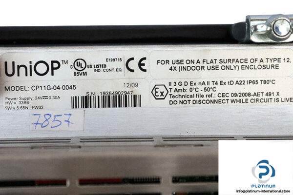 uniop-CP11G-04-0045-operator-panel-(used)-3