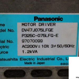 panasonic-P325C-075LFG-E-motor-driver-(Used)-3