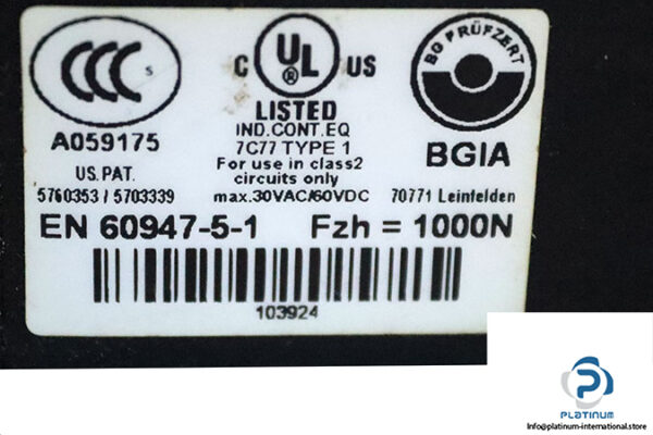 euchner-TP3-4141A024SR11-safety-switch-(used)-2