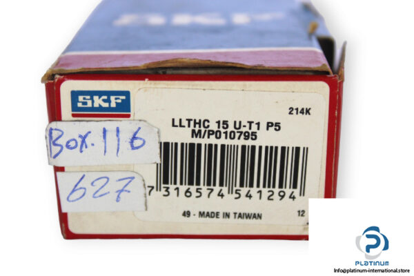 skf-LLTHC-15-U-T1-P5-linear-guideway-carriage-(new)-(carton)-3