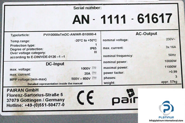 pairan-PVI-10000-oTm-DC-AN-solar-inverter-(New)-3