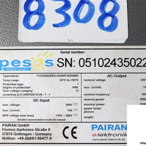 pairan-PVI-3500-oE-NS-AG-solar-inverter-(New)-4