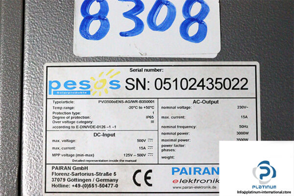 pairan-PVI-3500-oE-NS-AG-solar-inverter-(New)-4
