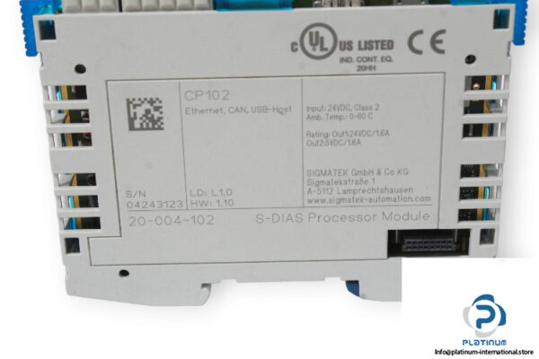 sigmatek-CP102-cpu-module-(new)-2