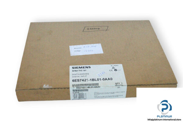 siemens-6ES7-421-1BL01-0AA0-digital-input-module-(New)
