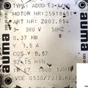 auma-sa-07-5-F10-lever-actuator-used_5