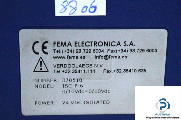 fema-electronica-s.a-ISC-P-6-signal-converter-(used)-3