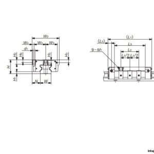 Iko-LRXG45-linear-roller-block-(used)-2