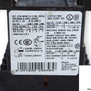 siemens-3RT1017-2AP01-contactor-used-3