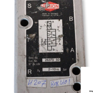 Herion-26370-50-single-solenoid-valve-with-coil-(used)-1