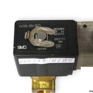 Smc-VX2120-02N-5DZ1-single-solenoid-valve-(used)-1